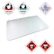 Floortex Glaciermat Heavy Duty Glass Chair Mat for Hard Floors & Carpets - 36" x 48" FC123648EG - alternate 8